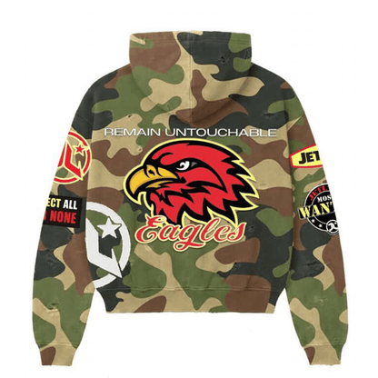 Jetlyfe Eagles Camo Hoodie – view 2
