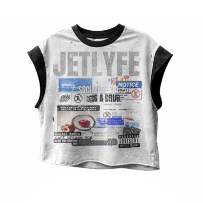 JETLYFE Social Media Sleeveless Tee