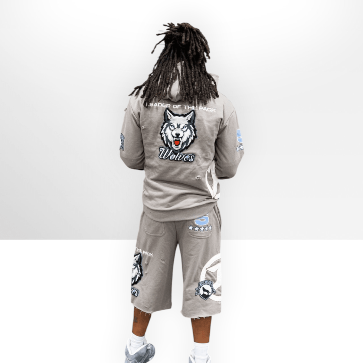 Jetlyfe Wolves Hoodie & Quarter Short Set