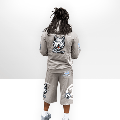 Jetlyfe Wolves Hoodie & Quarter Short Set