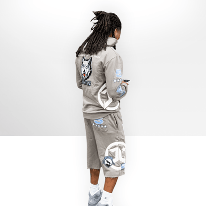 Jetlyfe Wolves Hoodie & Quarter Short Set