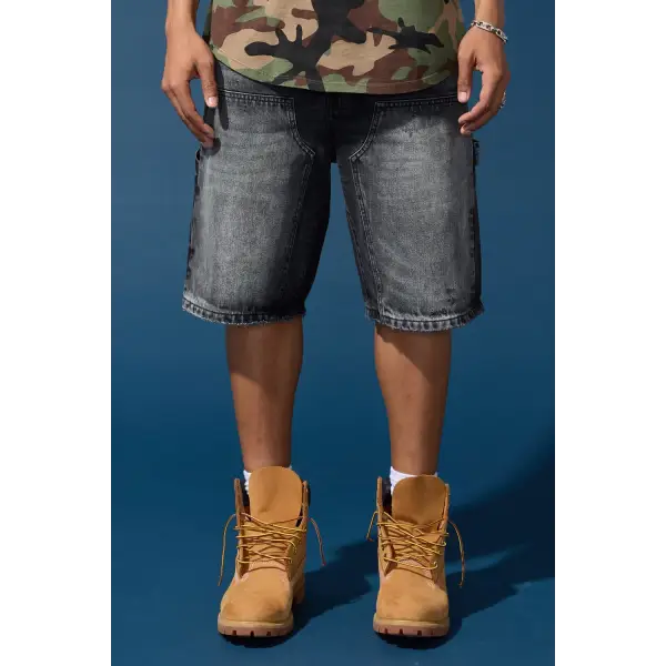 Jordan Craig Brian Fit Carpenter Short in Black Shadow, product view