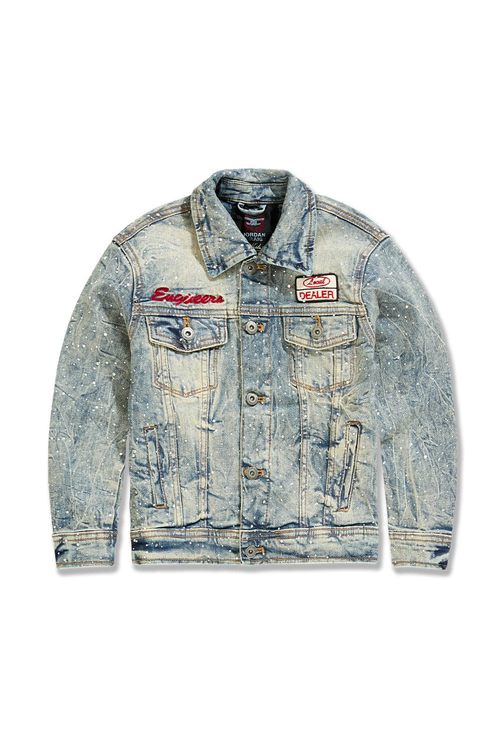 Jordan Craig Kids Local Dealer Trucker Jacket from On Time Fashions – Kid's Jacket by Jordan Craig, Birmingham AL’s 1 fashion store and premier destination for streetwear, suits, kids fashion, and big & tall