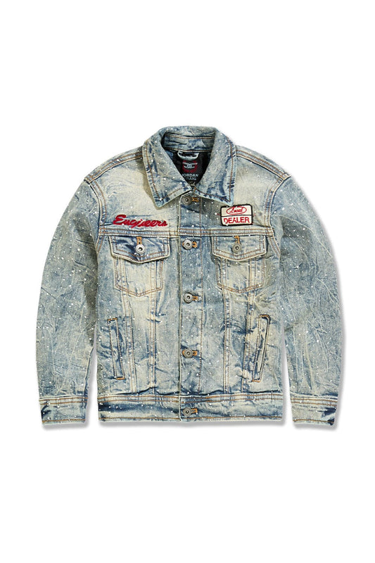 Jordan Craig Kids Local Dealer Trucker Jacket from On Time Fashions – Kid's Jacket by Jordan Craig, Birmingham AL’s 1 fashion store and premier destination for streetwear, suits, kids fashion, and big & tall