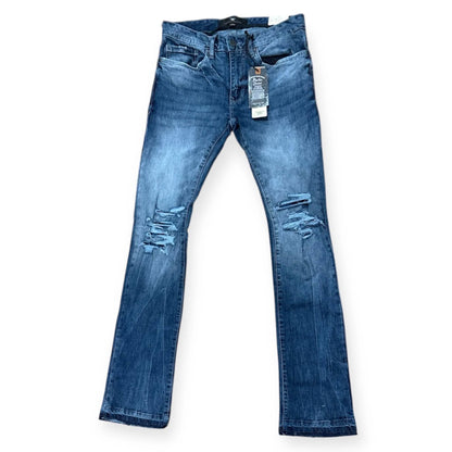 Jordan Craig Knee Shreds Stacked Jean from On Time Fashions – by On Time Fashions Birmingham, Birmingham AL’s 1 fashion store and premier destination for streetwear, suits, kids fashion, and big & tall