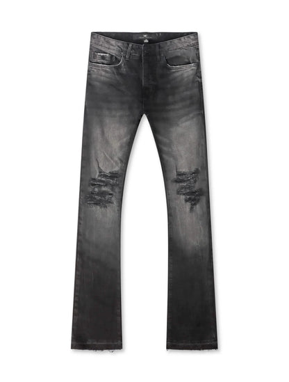 Jordan Craig Knee Shreds Stacked Jean from On Time Fashions – by On Time Fashions Birmingham, Birmingham AL’s 1 fashion store and premier destination for streetwear, suits, kids fashion, and big & tall