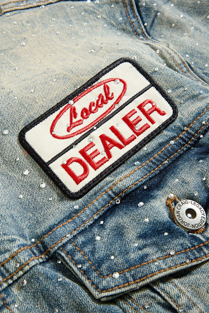 Jordan Craig Local Dealer Trucker Jacket from On Time Fashions – Denim Jackets by Jordan Craig, Birmingham AL’s 1 fashion store and premier destination for streetwear, suits, kids fashion, and big & tall