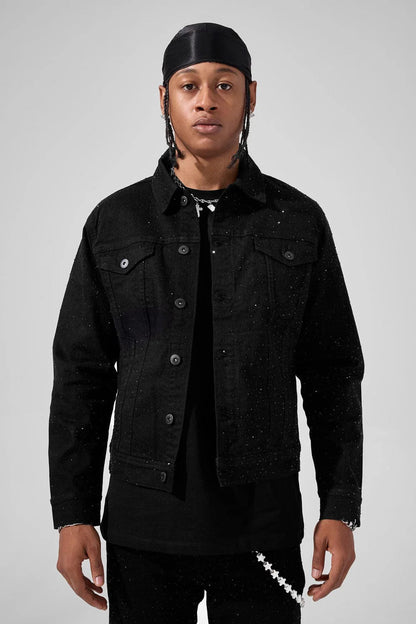 Jordan Craig Magic City Denim Trucker Jacket from On Time Fashions – Denim Jackets by Jordan Craig, Birmingham AL’s 1 fashion store and premier destination for streetwear, suits, kids fashion, and big & tall