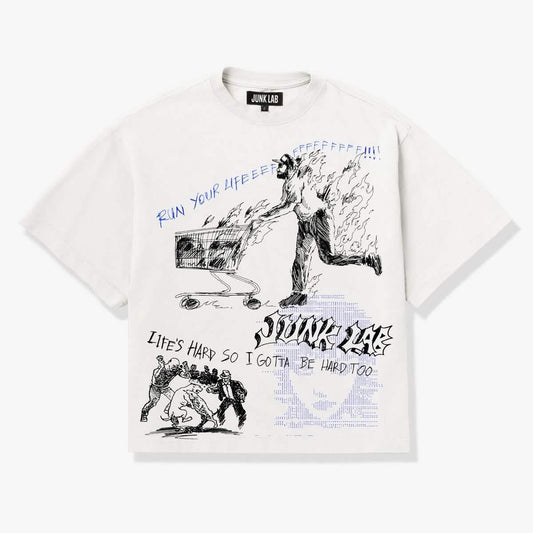 Junk Lab Burning from On Time Fashions – Tee by On Time Fashions Birmingham, Birmingham AL’s 1 fashion store and premier destination for streetwear, suits, kids fashion, and big & tall