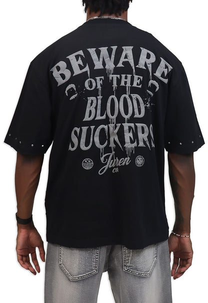 Juren Beware Tee from On Time Fashions – tee by Blac Leaf, Birmingham AL’s 1 fashion store and premier destination for streetwear, suits, kids fashion, and big & tall