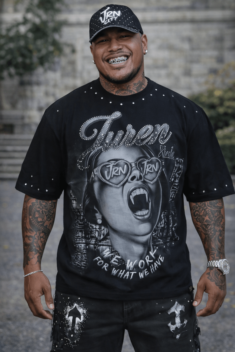 Juren Beware Tee from On Time Fashions – tee by Blac Leaf, Birmingham AL’s 1 fashion store and premier destination for streetwear, suits, kids fashion, and big & tall