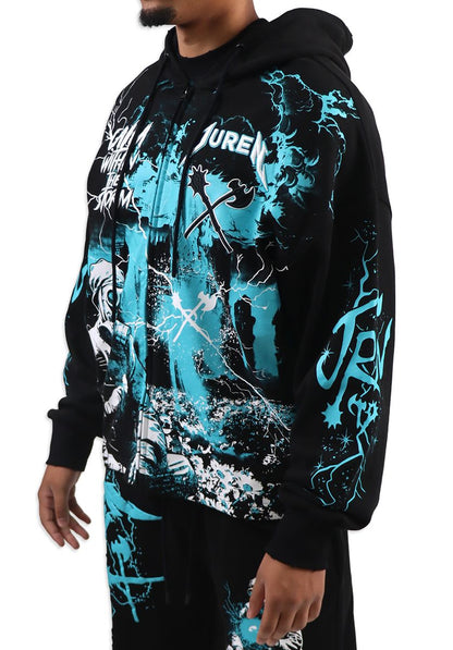 Juren Calm Within the Storm Hoodie from On Time Fashions – Hoodie by Blac Leaf, Birmingham AL’s 1 fashion store and premier destination for streetwear, suits, kids fashion, and big & tall