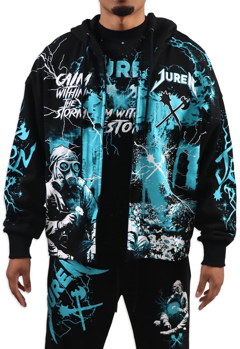Juren Calm Within the Storm Hoodie from On Time Fashions – Hoodie by Blac Leaf, Birmingham AL’s 1 fashion store and premier destination for streetwear, suits, kids fashion, and big & tall