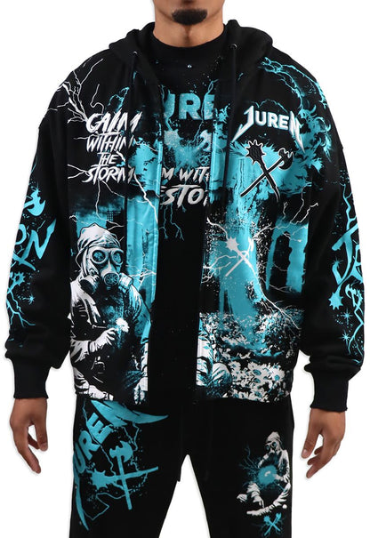Juren Calm Within the Storm Hoodie from On Time Fashions – Hoodie by Blac Leaf, Birmingham AL’s 1 fashion store and premier destination for streetwear, suits, kids fashion, and big & tall