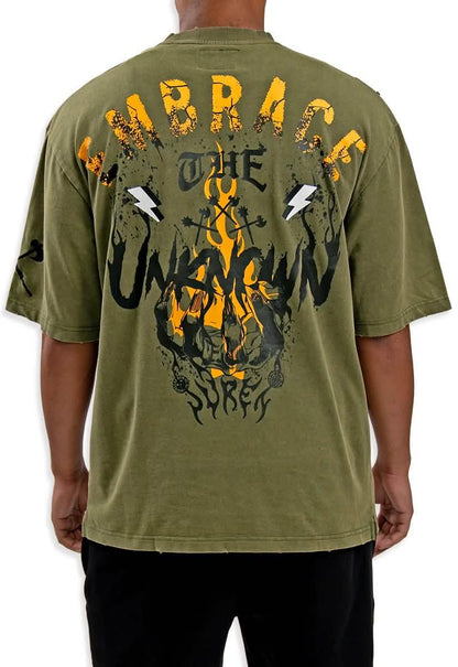Juren Embrace the Unknown Tee from On Time Fashions – Tee by On Time Fashions Birmingham, Birmingham AL’s 1 fashion store and premier destination for streetwear, suits, kids fashion, and big & tall