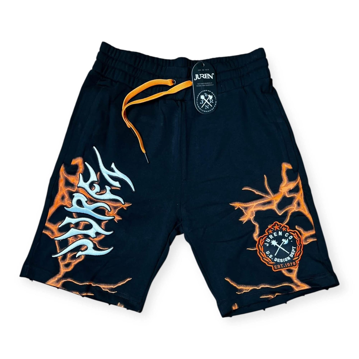 Juren Heart of Lightning Shorts from On Time Fashions â€“ by On Time Fashions Birmingham, Birmingham ALâ€™s 1 fashion store and premier destination for streetwear, suits, kids fashion, and big & tall