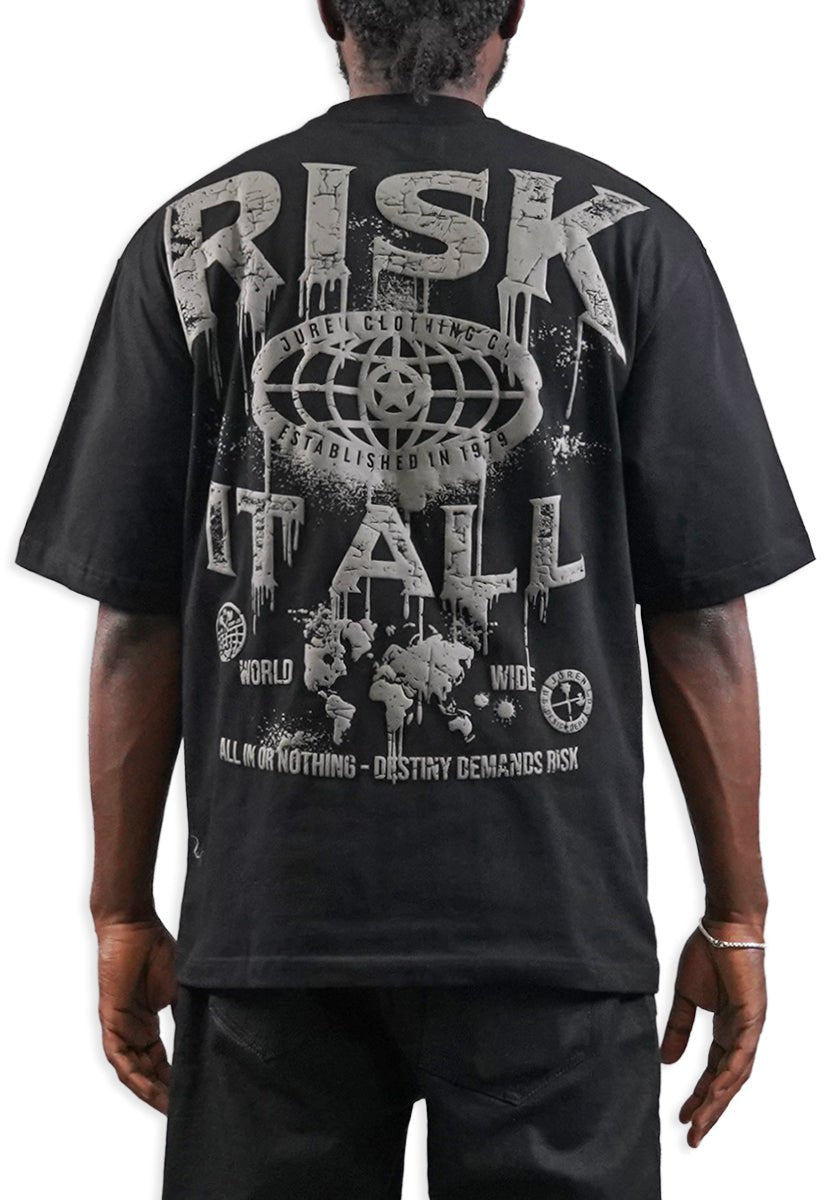 Juren Risk It All graphic shirt in black
