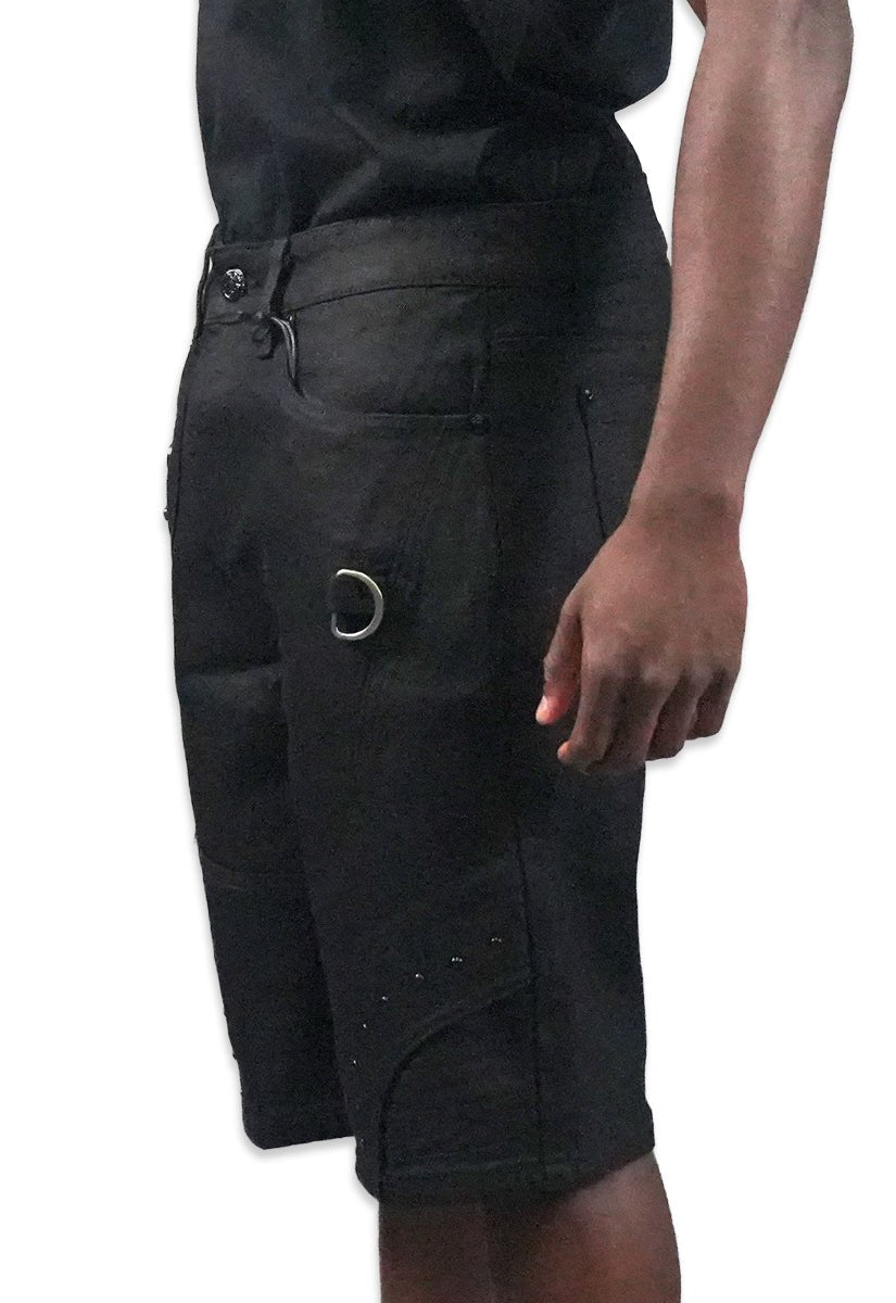 Juren Risk It All Denim Shorts from On Time Fashions – Denim Shorts by Juren, Birmingham AL’s 1 fashion store and premier destination for streetwear, suits, kids fashion, and big & tall