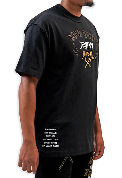 Juren Rule Your Destiny Tee from On Time Fashions – T-shirts by Blac Leaf, Birmingham AL’s 1 fashion store and premier destination for streetwear, suits, kids fashion, and big & tall