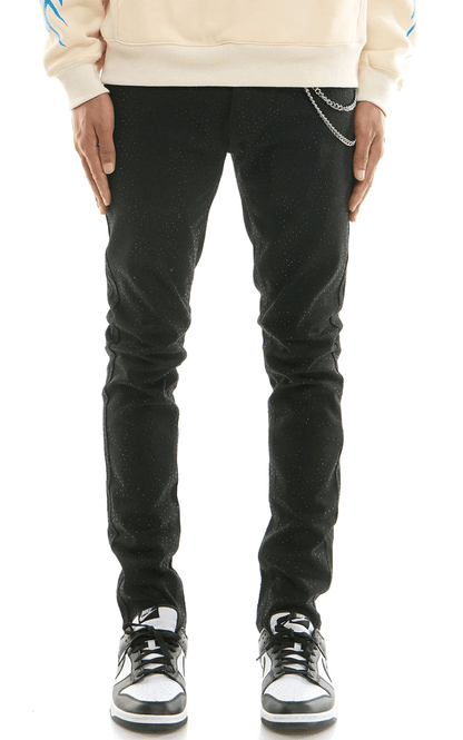 KDNK Rhinestone Skinny Jeans from On Time Fashions – Jeans by KDNK, Birmingham AL’s 1 fashion store and premier destination for streetwear, suits, kids fashion, and big & tall