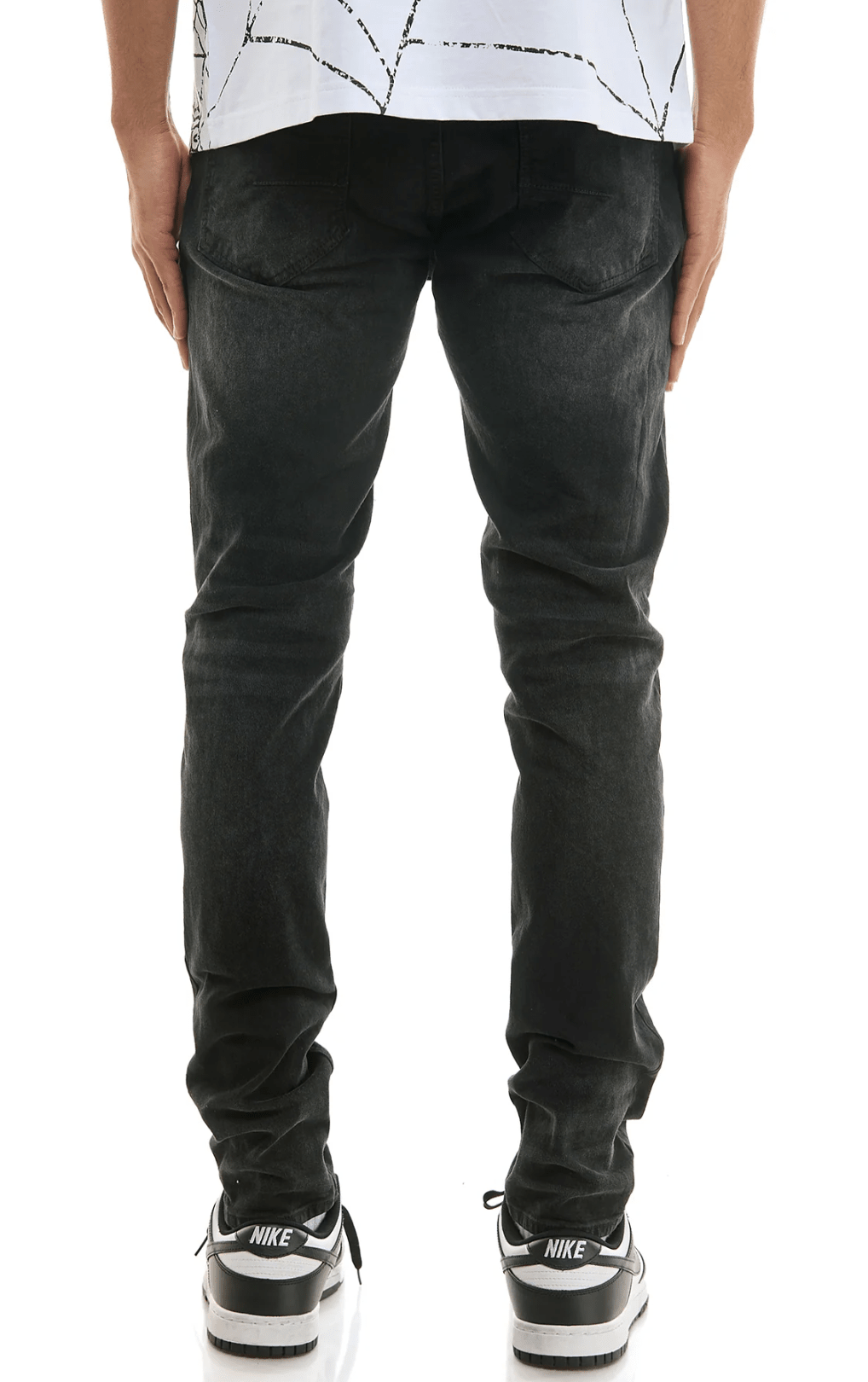 KDNK Shadow Ripped Skinny Jeans from On Time Fashions – Jeans by KDNK, Birmingham AL’s 1 fashion store and premier destination for streetwear, suits, kids fashion, and big & tall