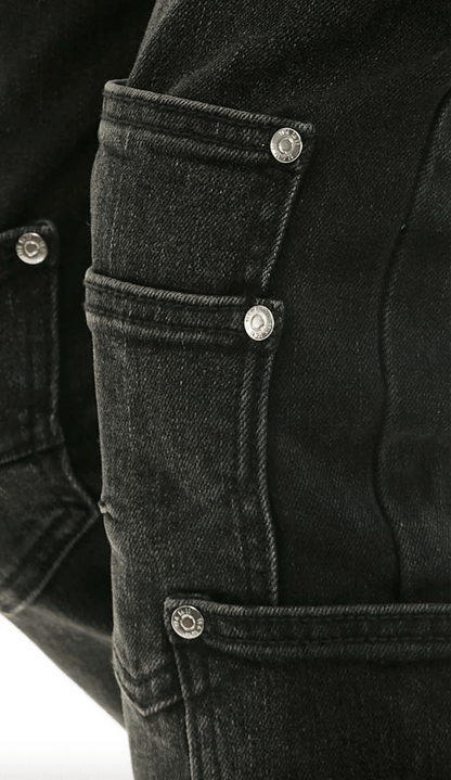 KDNK Skinny Flare Pocket Jeans from On Time Fashions – Jeans by KDNK, Birmingham AL’s 1 fashion store and premier destination for streetwear, suits, kids fashion, and big & tall