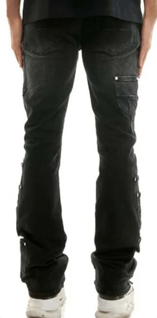 KDNK Skinny Flare Pocket Jeans from On Time Fashions – Jeans by KDNK, Birmingham AL’s 1 fashion store and premier destination for streetwear, suits, kids fashion, and big & tall