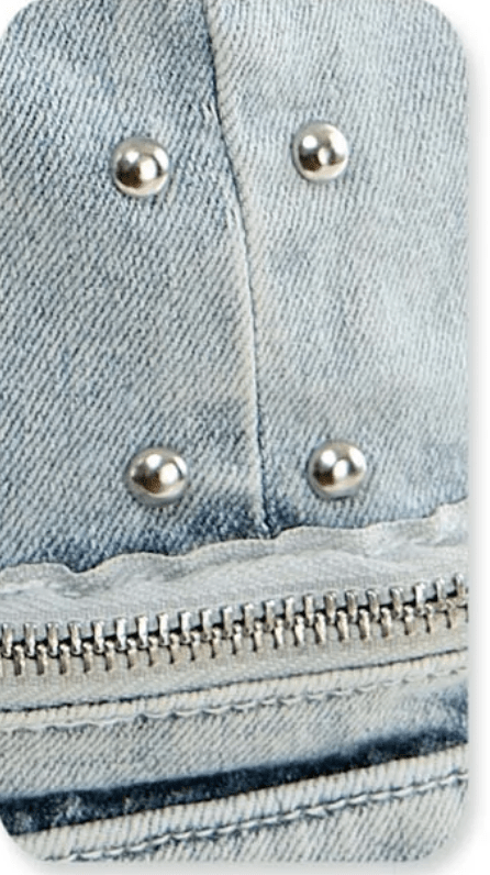 KDNK Stud Cargo Jeans from On Time Fashions – Jeans by KDNK, Birmingham AL’s 1 fashion store and premier destination for streetwear, suits, kids fashion, and big & tall