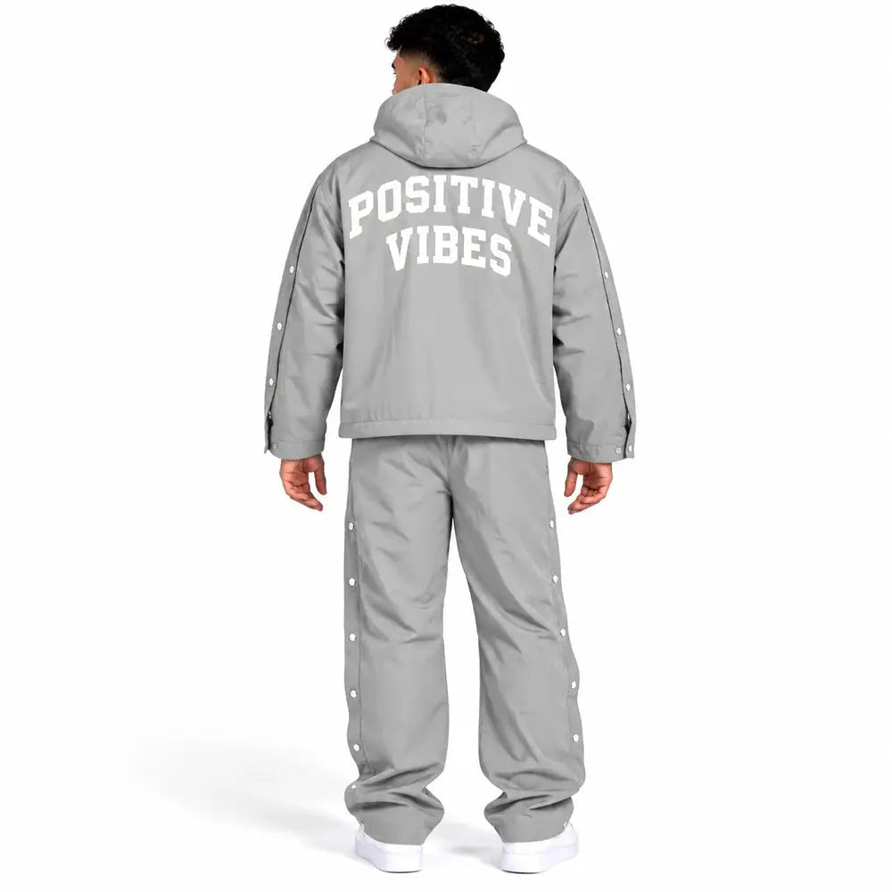 Kindred Chenille Patches Nylon Jacket & Pants Set