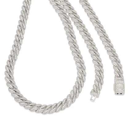 King Ice 10mm Iced Miami Cuban Link Chain by King Ice