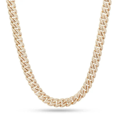 King Ice 10mm Iced Miami Cuban Link Chain by King Ice