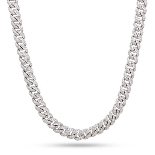 King Ice 10mm Iced Miami Cuban Link Chain from On Time Fashions – Necklace by King Ice, Birmingham AL’s 1 fashion store and premier destination for streetwear, suits, kids fashion, and big & tall