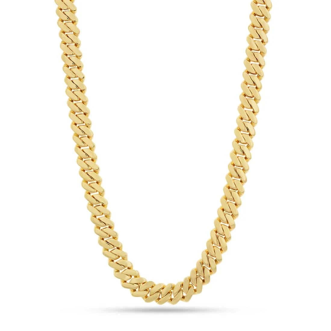 King Ice 12mm Iced Diamond Cut Miami Cuban Link Chain from On Time Fashions – Necklace by King Ice, Birmingham AL’s 1 fashion store and premier destination for streetwear, suits, kids fashion, and big & tall