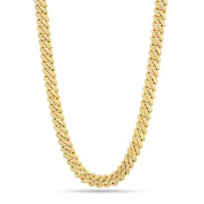 King Ice 12mm Iced Diamond Cut Miami Cuban Link Chain from On Time Fashions – Necklace by King Ice, Birmingham AL’s 1 fashion store and premier destination for streetwear, suits, kids fashion, and big & tall