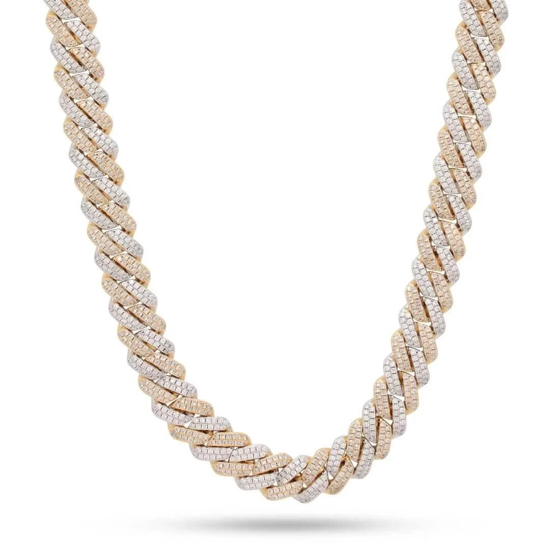 King Ice 12mm Iced Diamond Cut Miami Cuban Link Chain from On Time Fashions – Necklace by King Ice, Birmingham AL’s 1 fashion store and premier destination for streetwear, suits, kids fashion, and big & tall