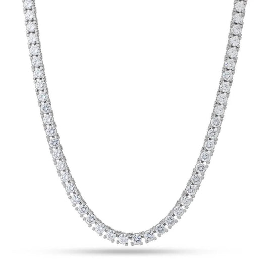King Ice 5mm Icy Tennis Chain from On Time Fashions – Necklace by King Ice, Birmingham AL’s 1 fashion store and premier destination for streetwear, suits, kids fashion, and big & tall