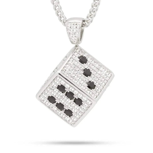 King Ice Dice Necklace from On Time Fashions – Necklace by King Ice, Birmingham AL’s 1 fashion store and premier destination for streetwear, suits, kids fashion, and big & tall