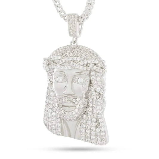 King Ice Jesus Necklace from On Time Fashions – Necklace by King Ice, Birmingham AL’s 1 fashion store and premier destination for streetwear, suits, kids fashion, and big & tall