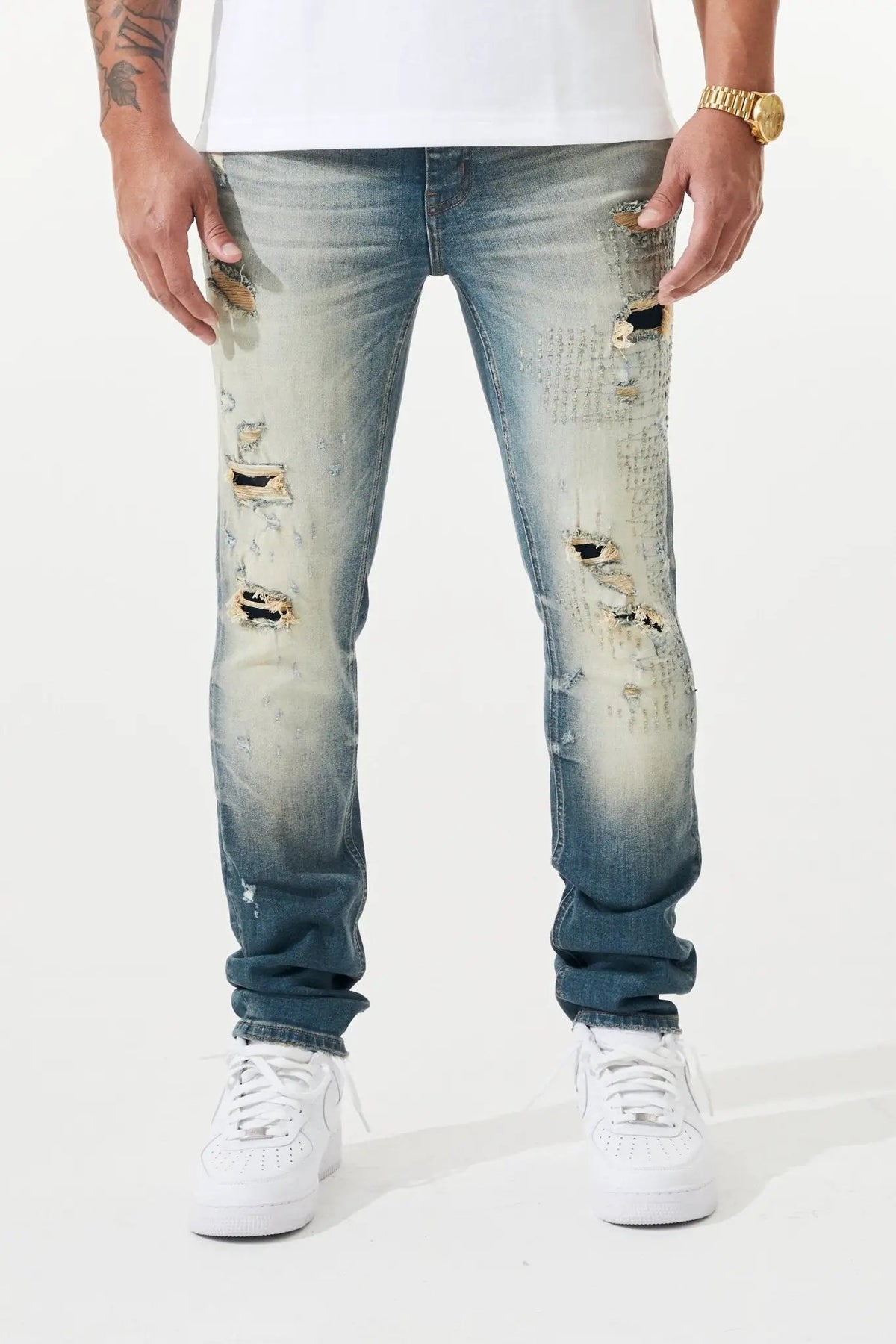 Krome Ripped Off Jean – 3019 by Krome