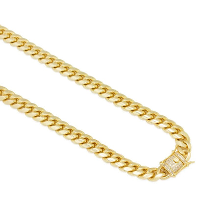 King Ice Lion Shield Necklace