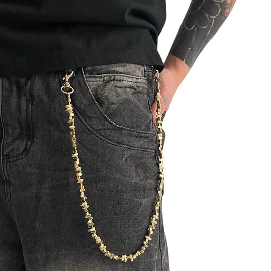Luxe Pebble Jean Chain from On Time Fashions – Jean Chain by LUXE, Birmingham AL’s 1 fashion store and premier destination for streetwear, suits, kids fashion, and big & tall
