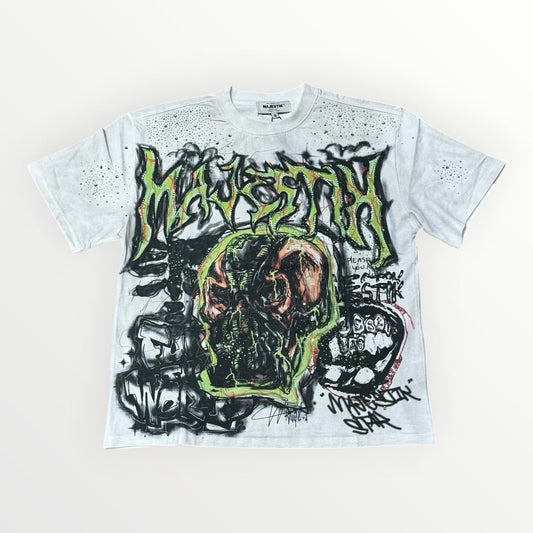 Majestik Rhinestone Graphic Tee from On Time Fashions – T-Shirt by Next Stage Fashion Inc., Birmingham AL’s 1 fashion store and premier destination for streetwear, suits, kids fashion, and big & tall