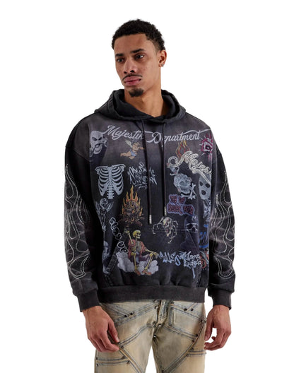 Majestik Stay Up Zip Hoodie