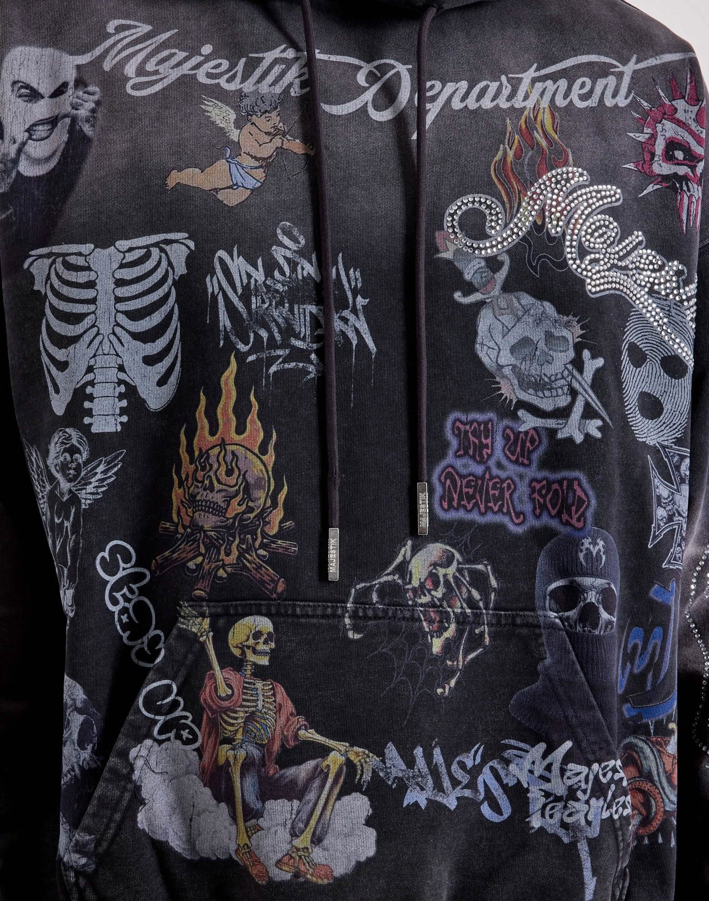 Majestik Stay Up Zip Hoodie