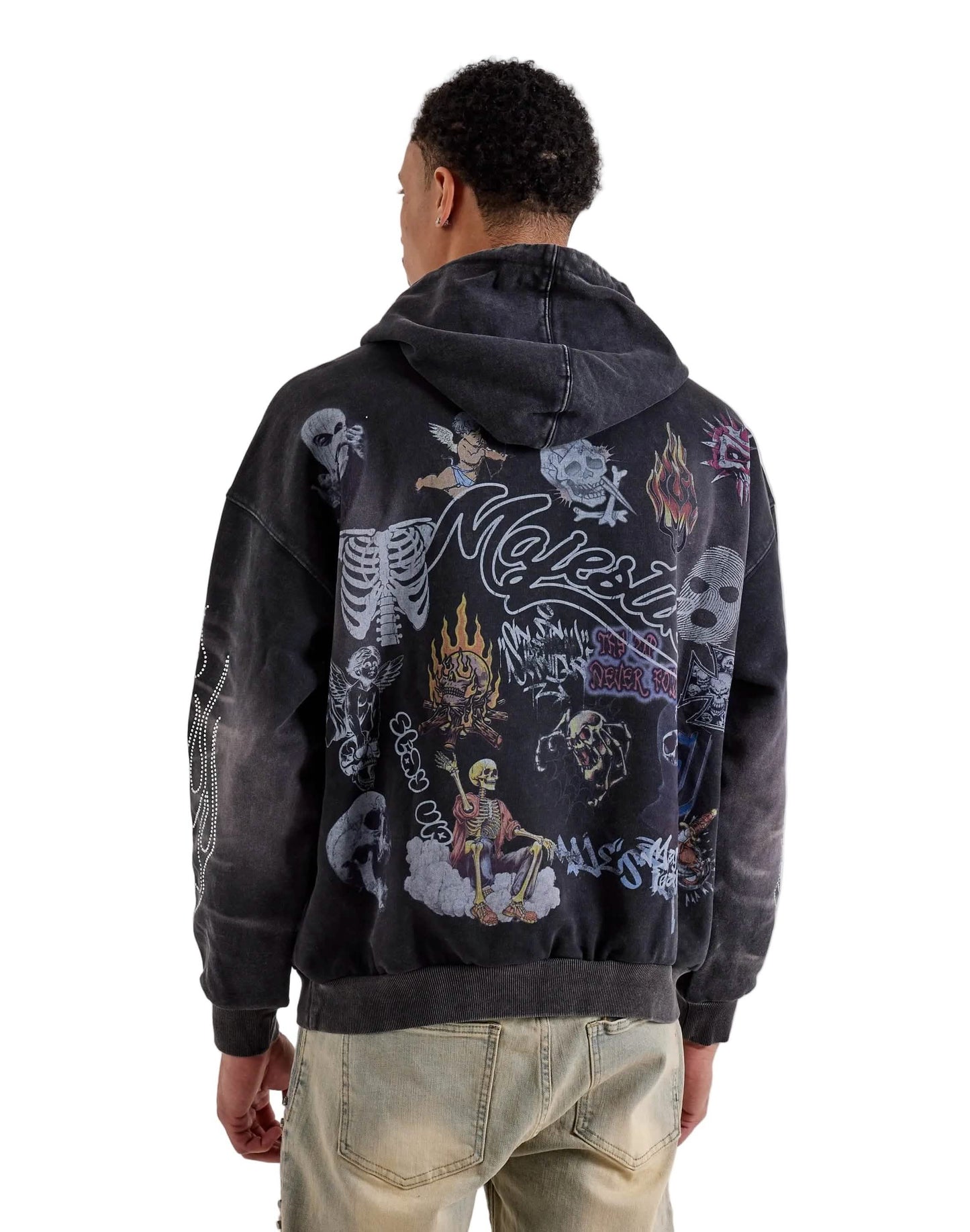 Majestik Stay Up Zip Hoodie