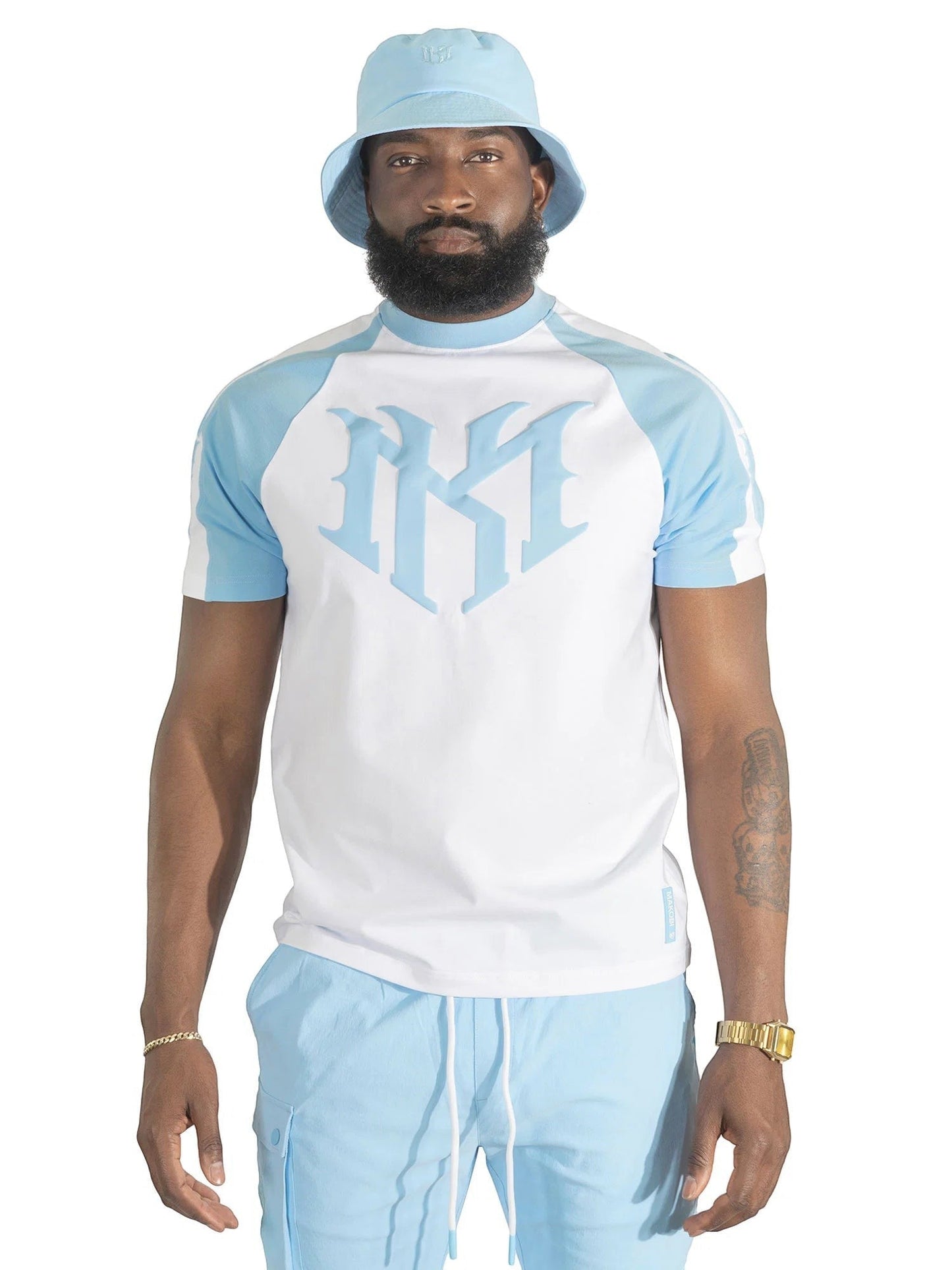 Makobi Adorni Reglan Tee from On Time Fashions – T-shirt by Makobi, Birmingham AL’s 1 fashion store and premier destination for streetwear, suits, kids fashion, and big & tall