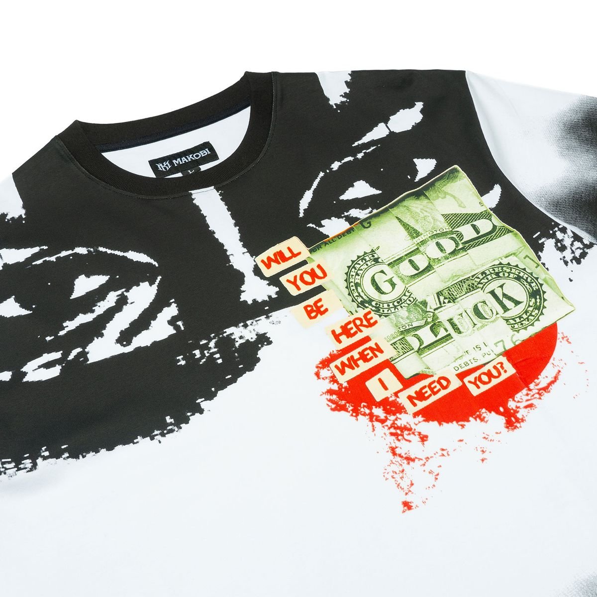 Makobi Good Luck Money Tee from On Time Fashions – T-shirt by Makobi, Birmingham AL’s 1 fashion store and premier destination for streetwear, suits, kids fashion, and big & tall