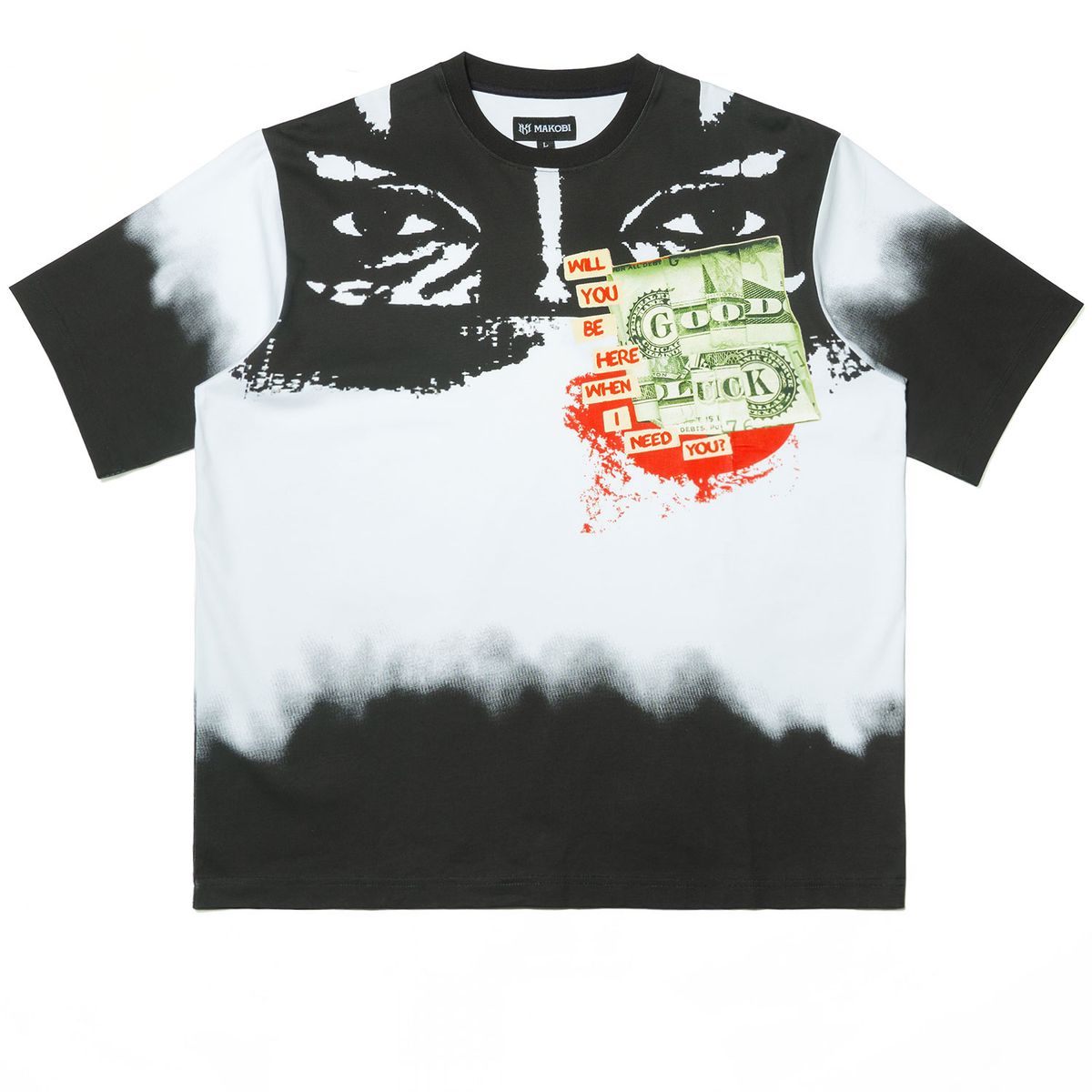 Makobi Good Luck Money Tee from On Time Fashions – T-shirt by Makobi, Birmingham AL’s 1 fashion store and premier destination for streetwear, suits, kids fashion, and big & tall