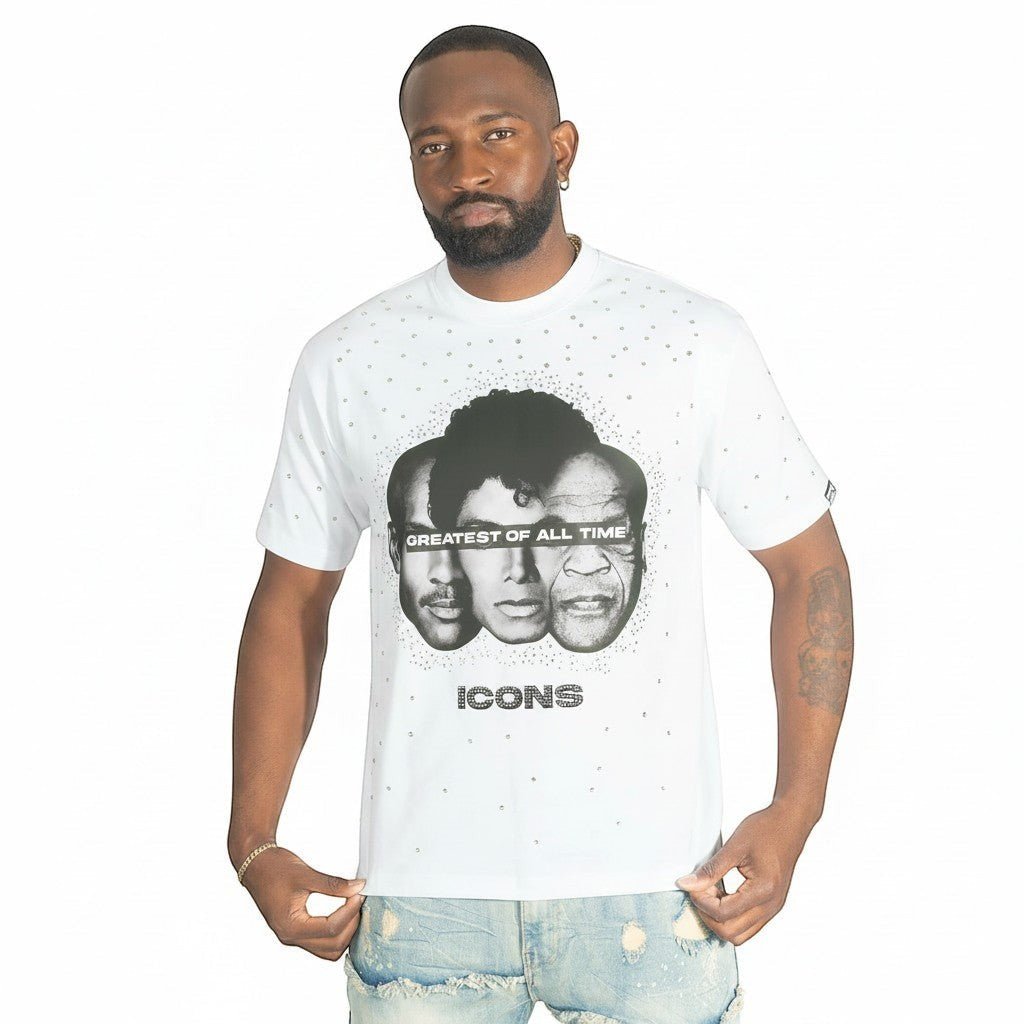 Makobi Icons Tee from On Time Fashions – T-shirt by Makobi, Birmingham AL’s 1 fashion store and premier destination for streetwear, suits, kids fashion, and big & tall