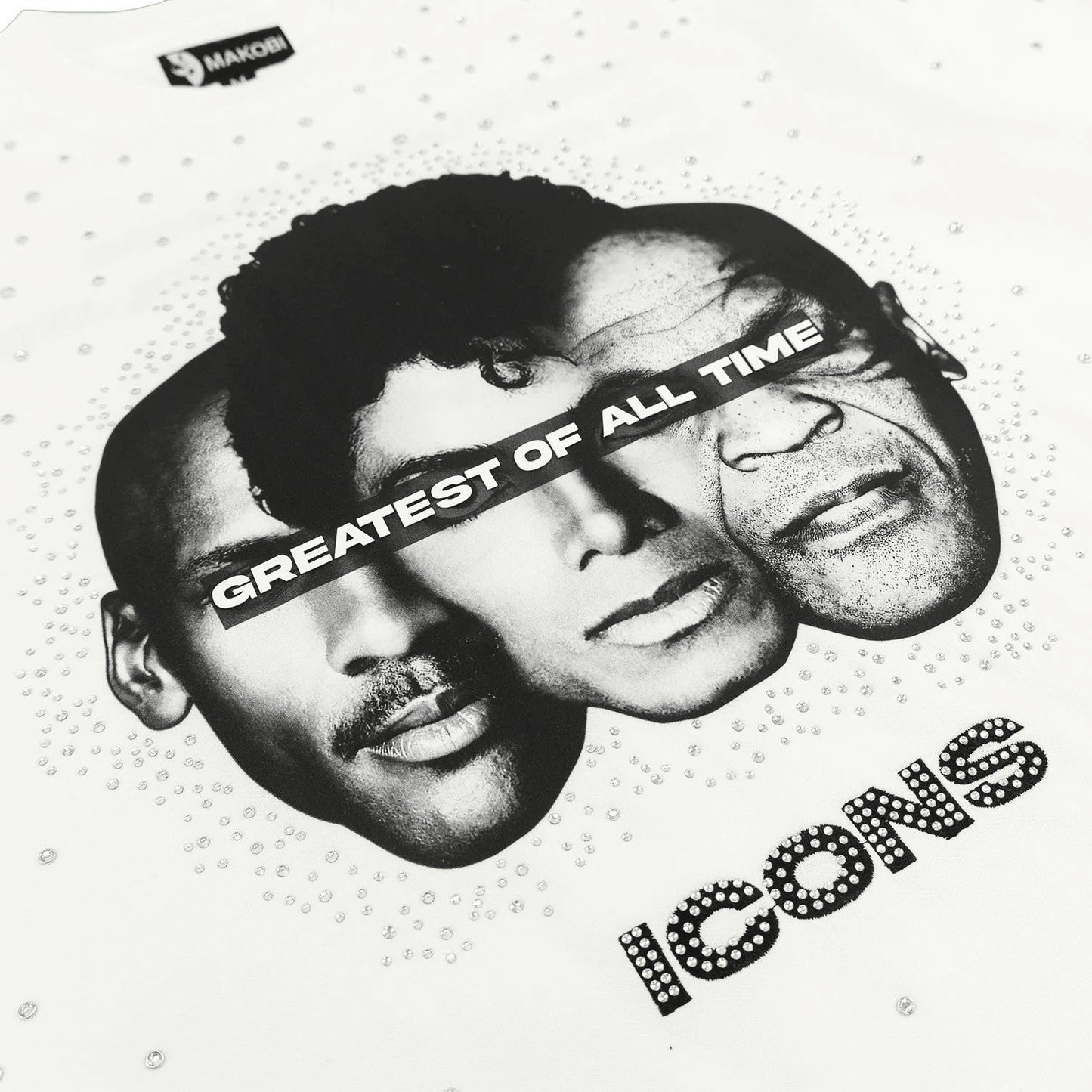 Makobi Icons Tee from On Time Fashions – T-shirt by Makobi, Birmingham AL’s 1 fashion store and premier destination for streetwear, suits, kids fashion, and big & tall